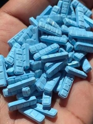Blue Xanax pill identification